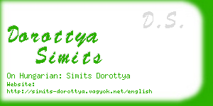 dorottya simits business card